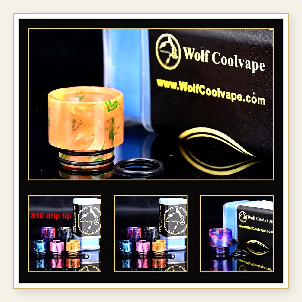 Drip Tip Resin - أطراف تنفس وولف كول فاب 810