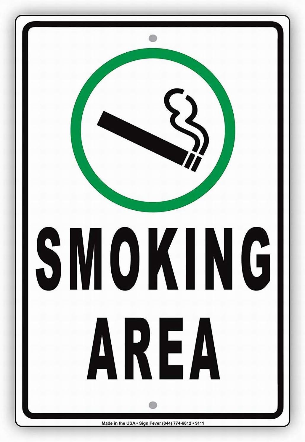 Vaping Store - لافتة تحذيرية: التدخين والتدخين الإلكتروني مسموح