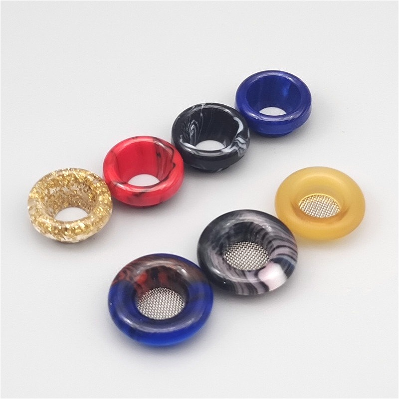 Drip Tip Resin - 1 قطعة 810 قصيرة نمط الراتنج