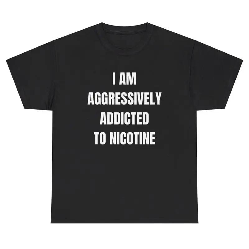Vaping Addict - تي شيرت مطبوع عليه 
