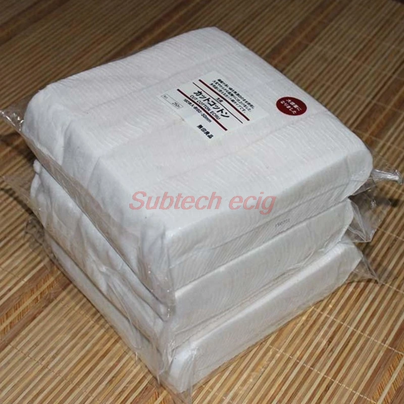 Cotton Wick Organic - 180 قطعة/الحقيبة اليابانية العضوية غير المبيضة