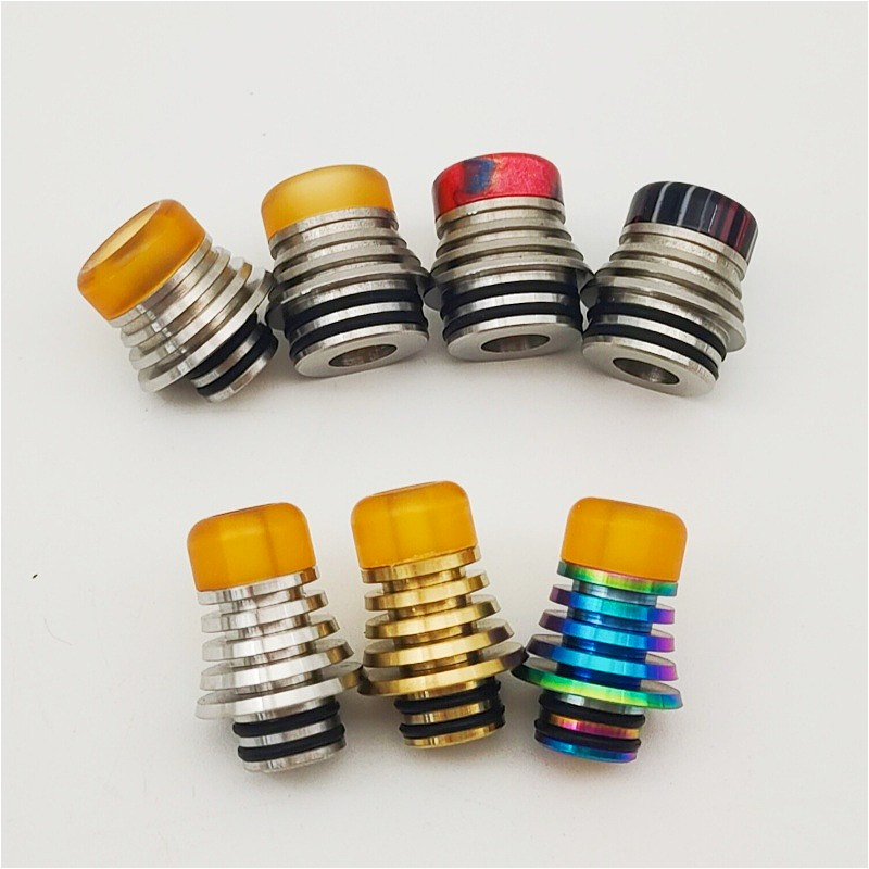 قطعة واحدة من فوهة التنفس (Dri - مراجعة Drip Tip Resin وسعره