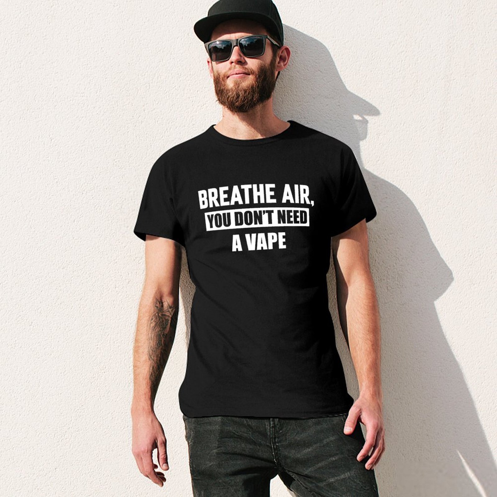 تي شيرت Breathe Air، You Don't - مراجعة Vaping Air وسعره