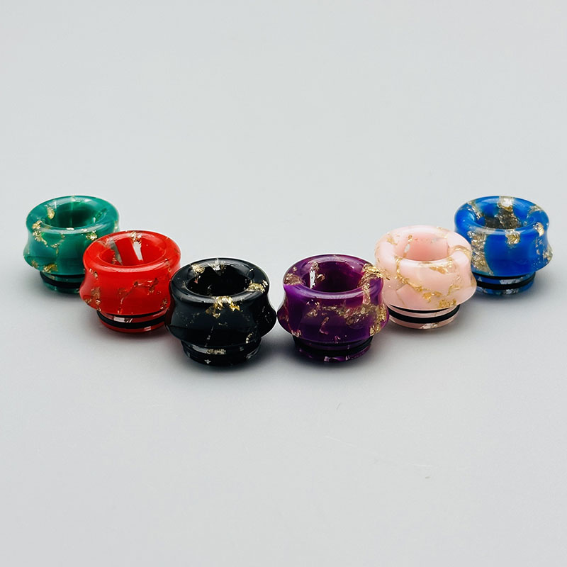 فوهة تقطير vape 810 بتصميم رأس - مراجعة Drip Tip Resin وسعره