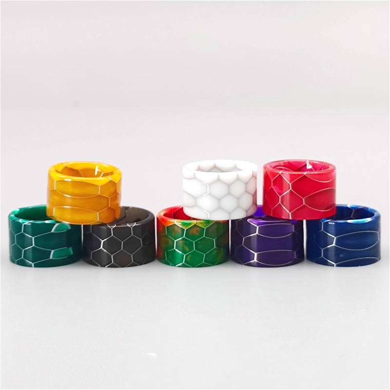 قطعة واحدة من فوهة التدخين الم - مراجعة Drip Tip Resin وسعره
