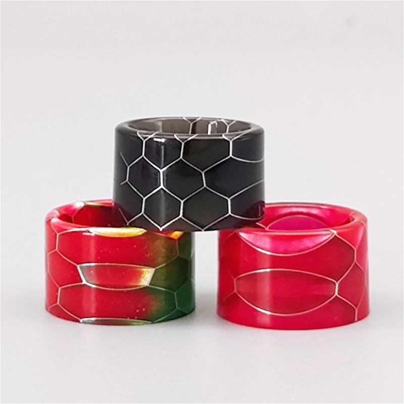 قطعة واحدة من فوهة التدخين الم - مراجعة Drip Tip Resin وسعره