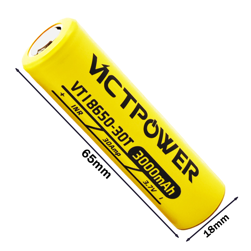 30A استنزاف مستمر Vicpower 186 - مراجعة Vape Battery 18650 وسعره