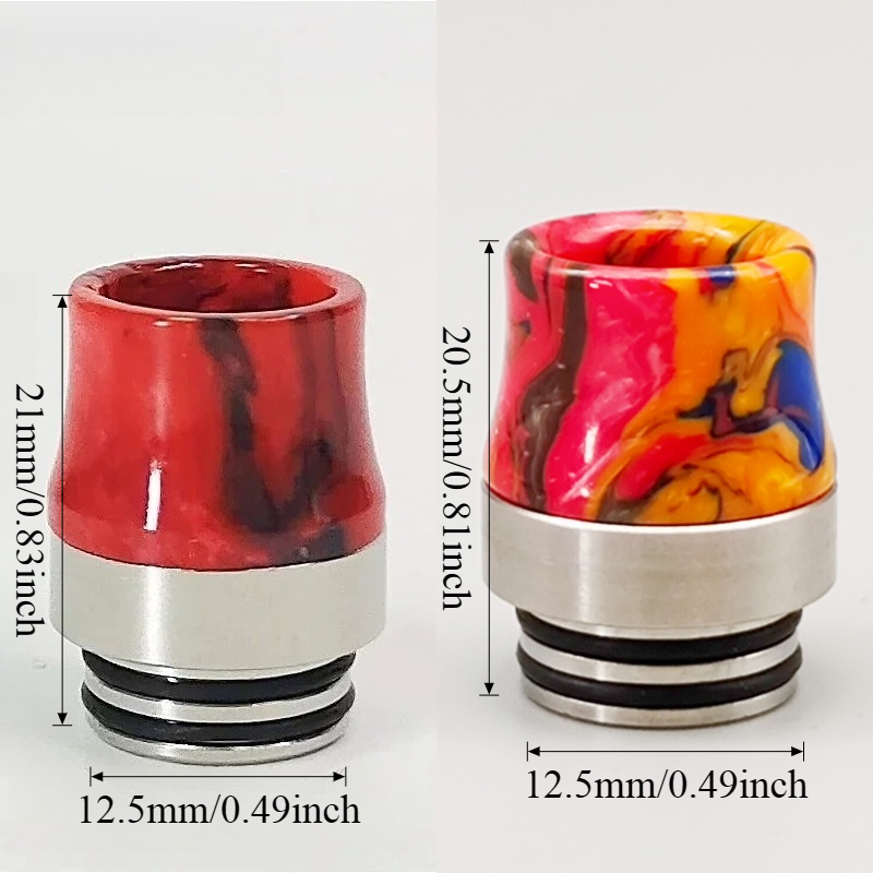قطعة واحدة/قطعتان من فوهة التد - مراجعة Drip Tip Resin وسعره