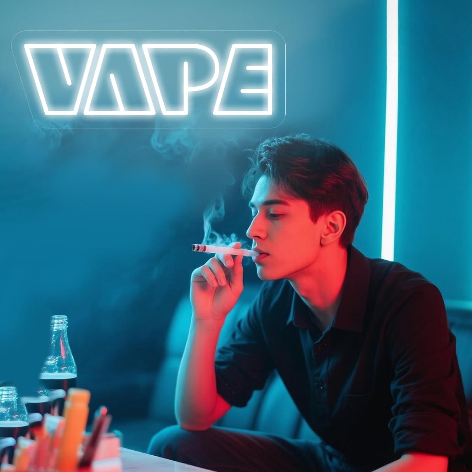 لافتة نيون VAPE بإضاءة LED قاب - مراجعة Vaping Store وسعره