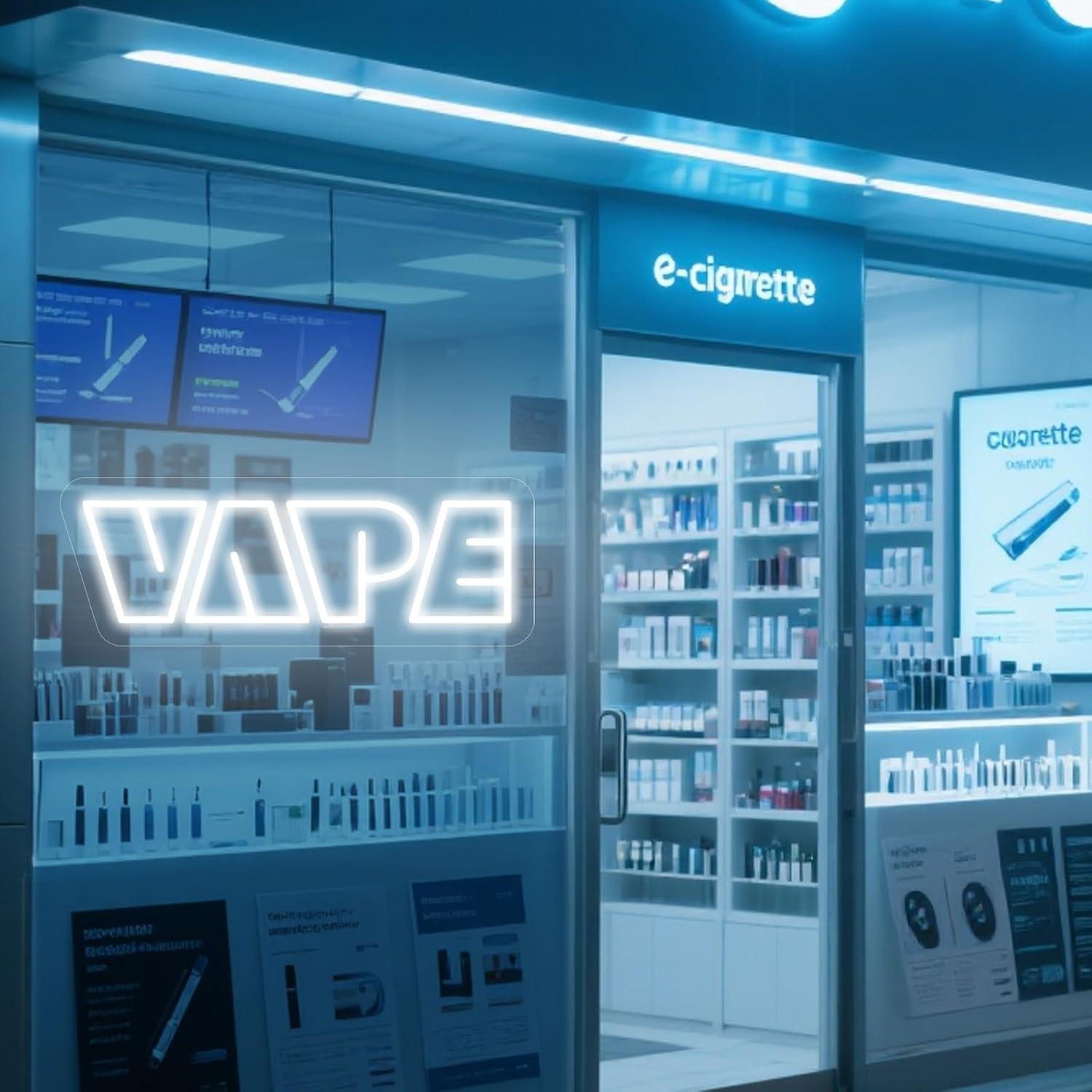 لافتة نيون VAPE بإضاءة LED قاب - مراجعة Vaping Store وسعره