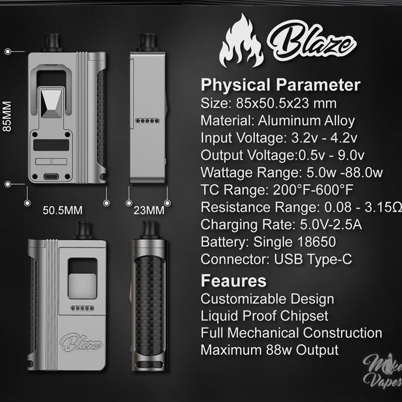 الأصلي ThunderHead Creations B - مراجعة Vape Battery 18650 وسعره