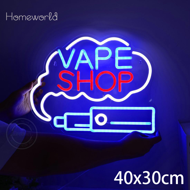 VAPE Shop علامة النيون لمتجر ا - مراجعة Vaping Store وسعره