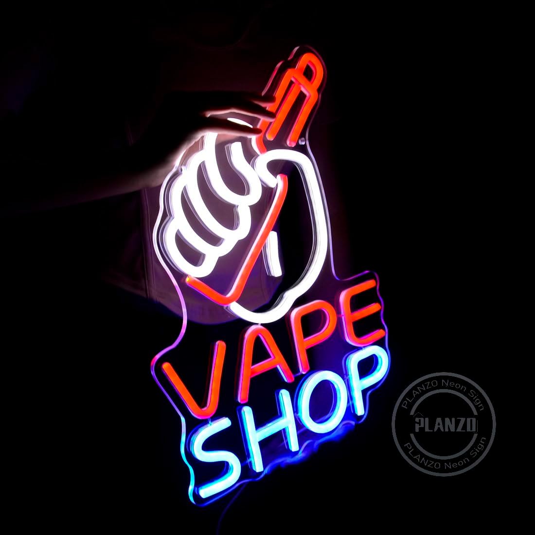 لافتة نيون لمتجر السجائر الإلك - مراجعة Vaping Store وسعره