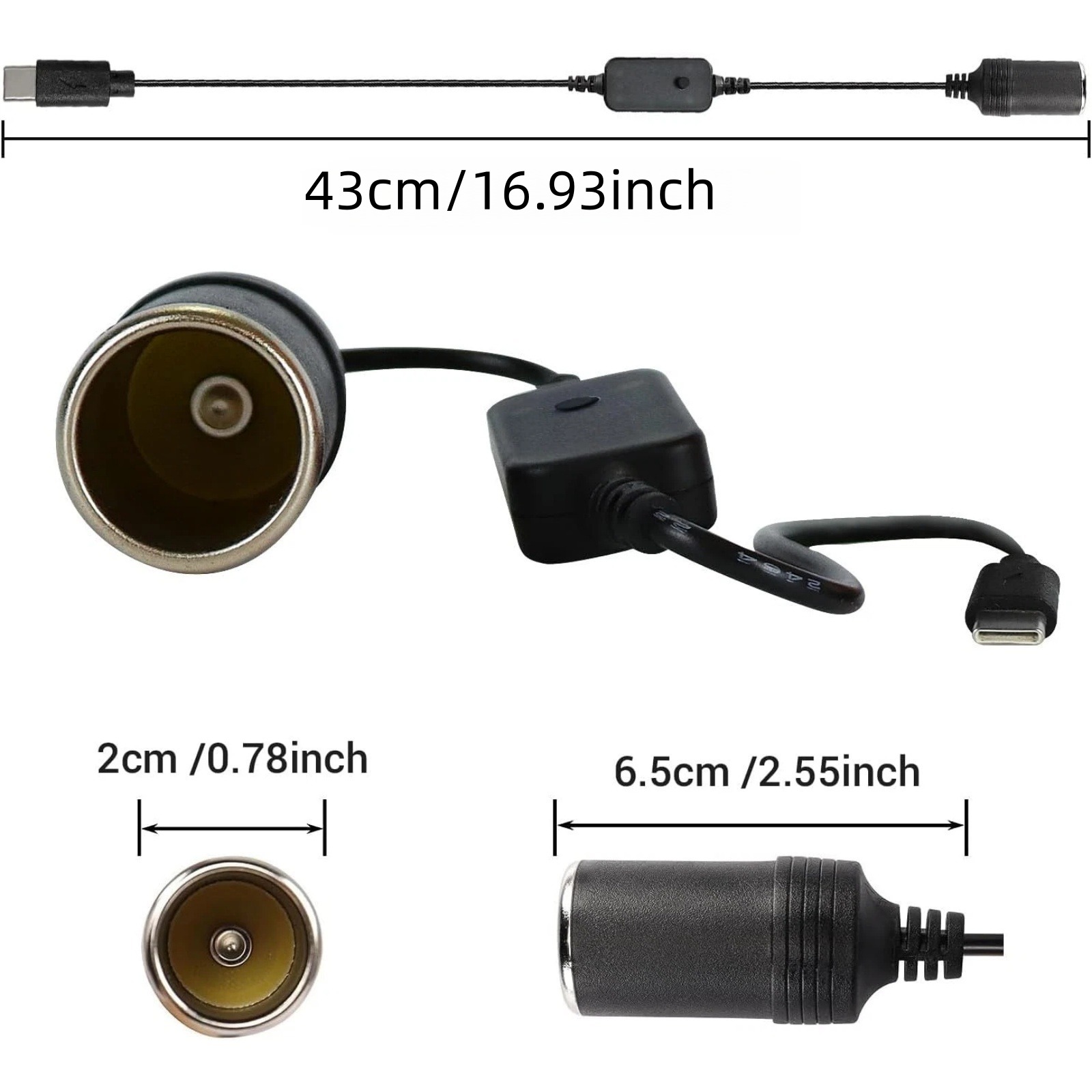 محول USB-C إلى مقبس ولاعة سجائ - مراجعة Accessories Experts Vape وسعره