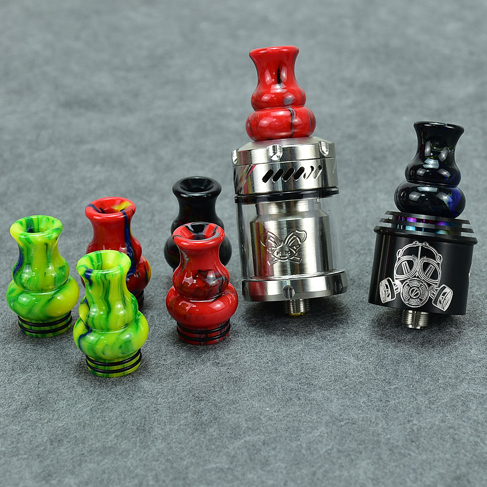طرف بالتنقيط 810 حامل سجائر ال - مراجعة Drip Tip Resin وسعره