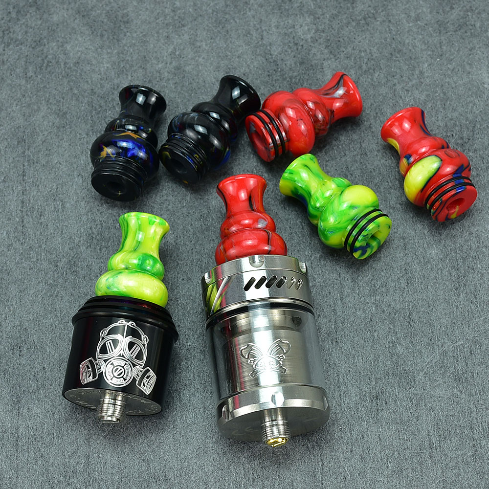 طرف بالتنقيط 810 حامل سجائر ال - مراجعة Drip Tip Resin وسعره