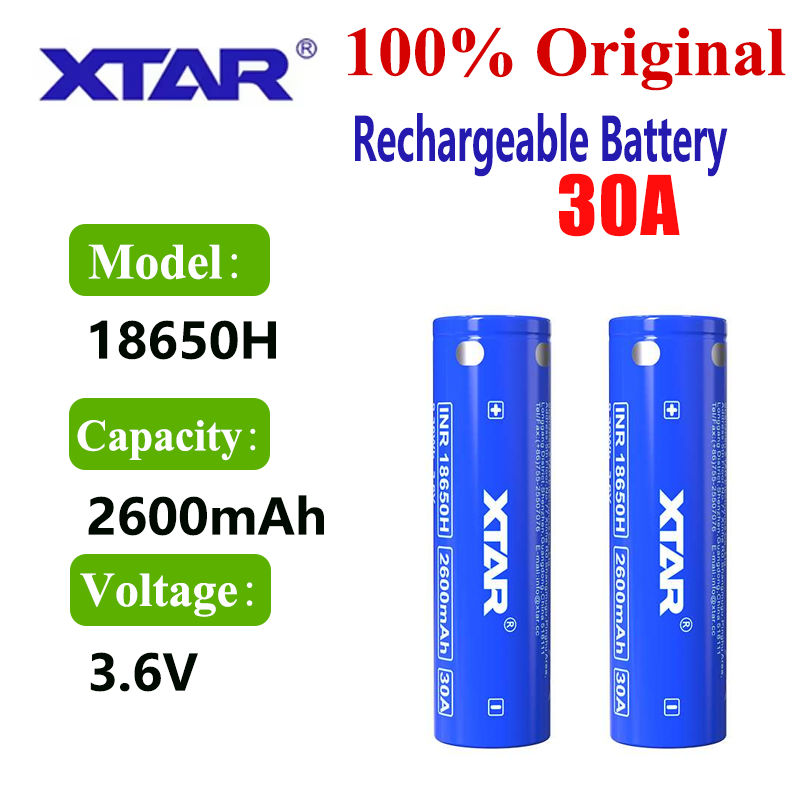 بطارية XTAR 18650 الأصلية بسعة - مراجعة Vape Battery 18650 وسعره