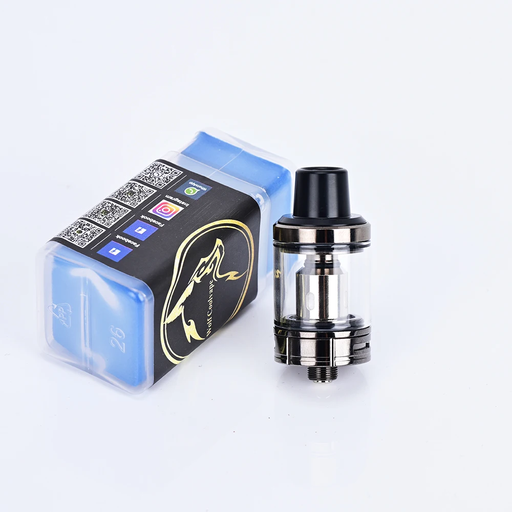 Wolfcoolvape Vape Tank RBA الب - مراجعة Vape Coil Replacement وسعره