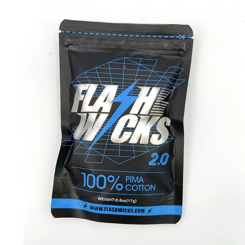 Vmiss Flash Wicks PIMA القطن ا - مراجعة Cotton Wick Organic وسعره