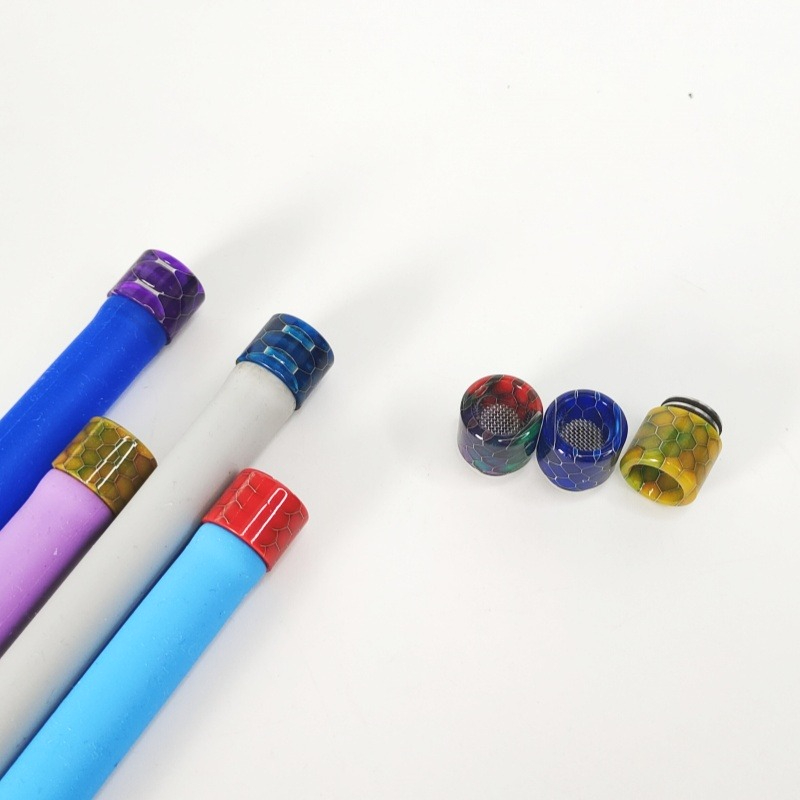 1 قطعة محول قابل للتحويل 510 8 - مراجعة Drip Tip Resin وسعره